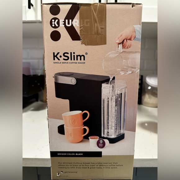 Keurig K-Slim Coffee Maker in Black and Silver - Picture 4 of 5